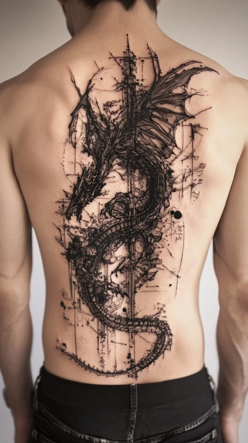 Unleash Your Inner Warrior with a Stunning Dragon Tattoo Design