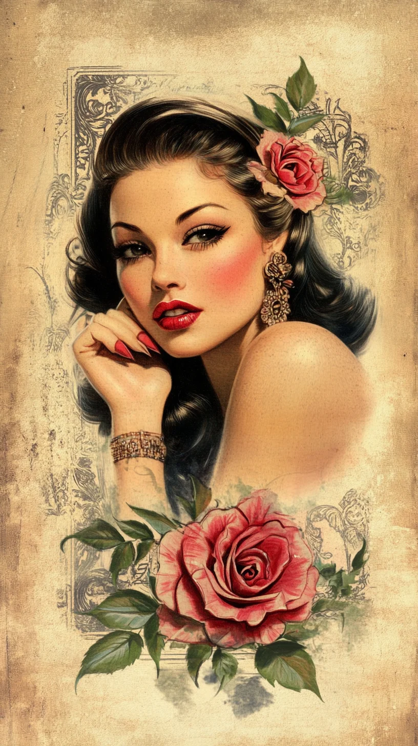 Vintage Glamour: Timeless Beauty Inspired by Classic Pin-Up Style